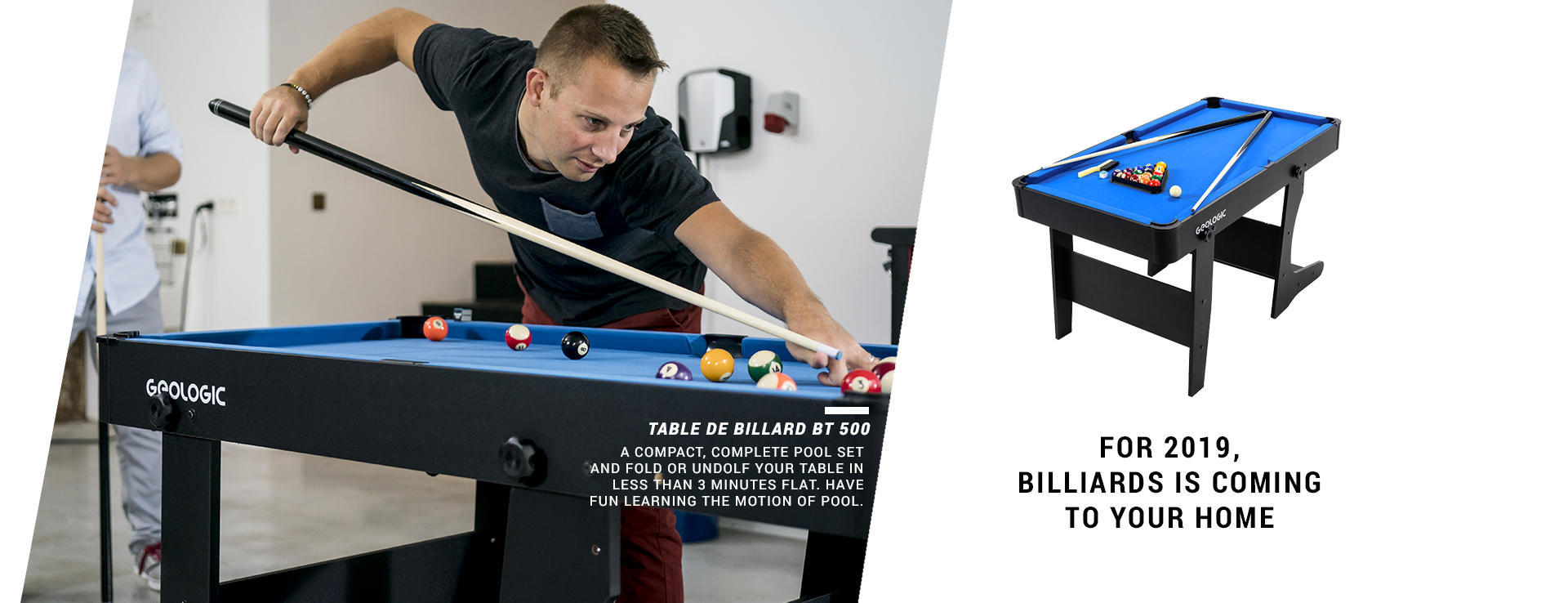 For 2019 Billiard is coming to your home